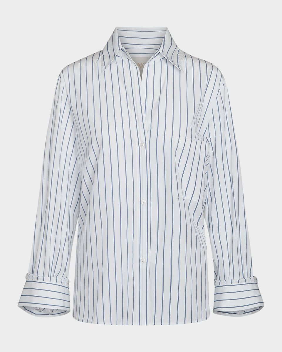 Next Morning Striped Button-Front Shirt